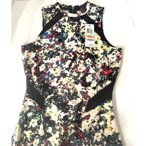 $59.00 Material Girl Junior’s Sleeveless Floral Print Bodyco, Multi, Size S - Picture 12 of 14